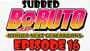 Boruto Episode 16 Subbed English Free Online