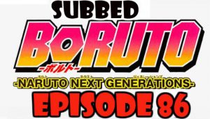 Boruto Episode 86 Subbed English Free Online