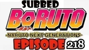 Boruto Episode 218 Subbed English Free Online