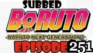 Boruto Episode 251 Subbed English Free Online